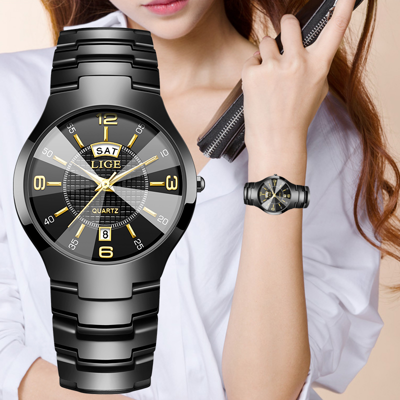 Luxury Watch & Jewellery - LIGE 패션 우아한 여성용 손목시계 럭셔리