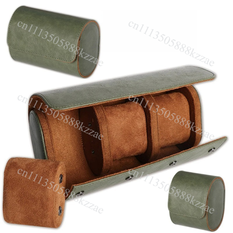 Luxury Watch Case Travel - 남녀공용 가죽 시계 롤 1/2/3 슬롯