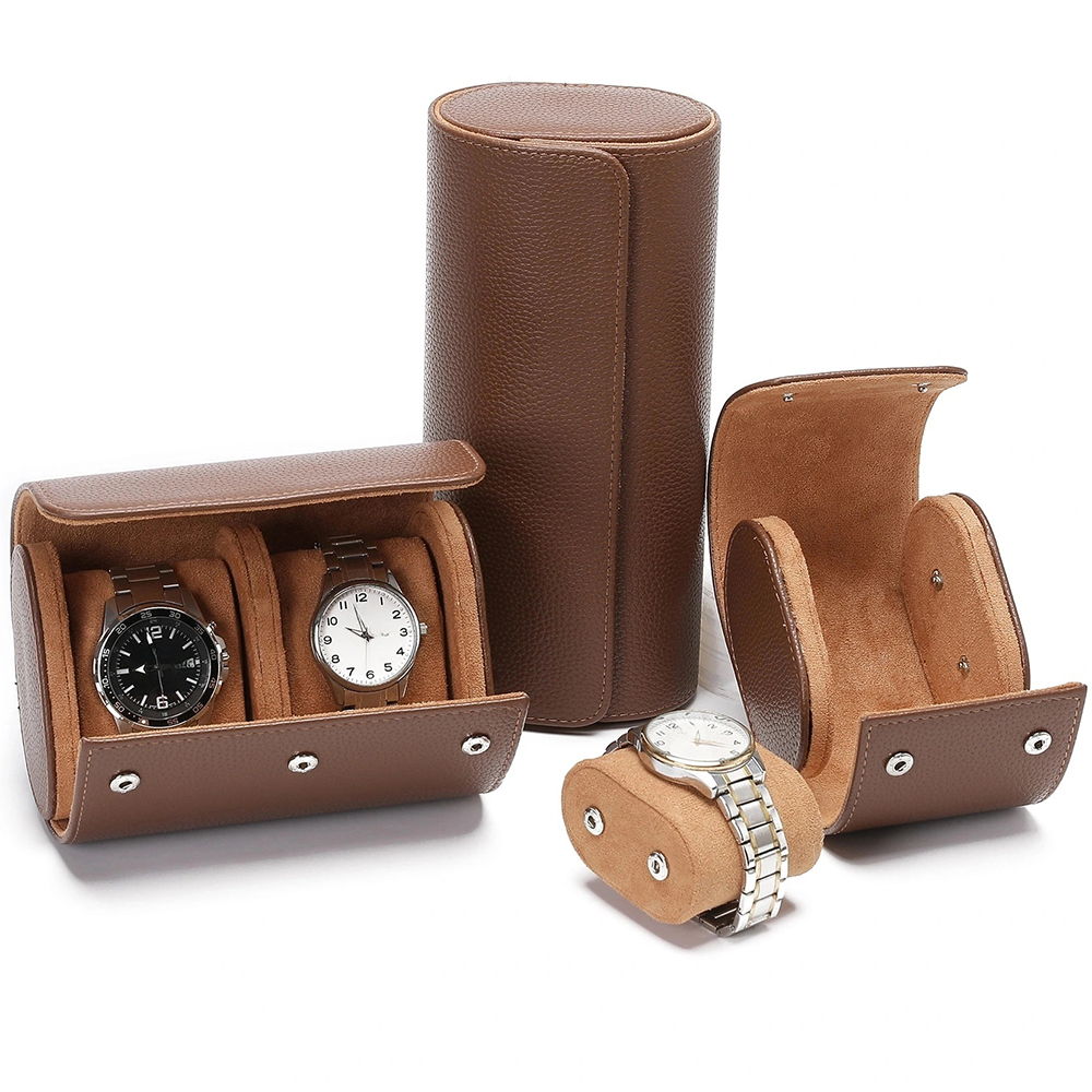 Luxury Watch Case Travel - 고급 PU 가죽 시계 케이스, 시계
