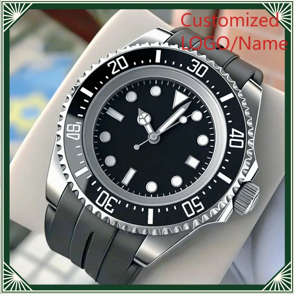 Luxury Watch Case - A186. 44mm 남성용 오토매틱 스포츠 시계,