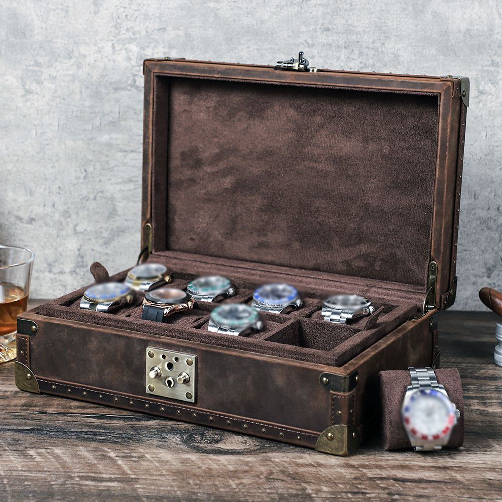 Luxury Watch Case - CONTACT'S FAMILY 8 가죽 맞춤형 시계