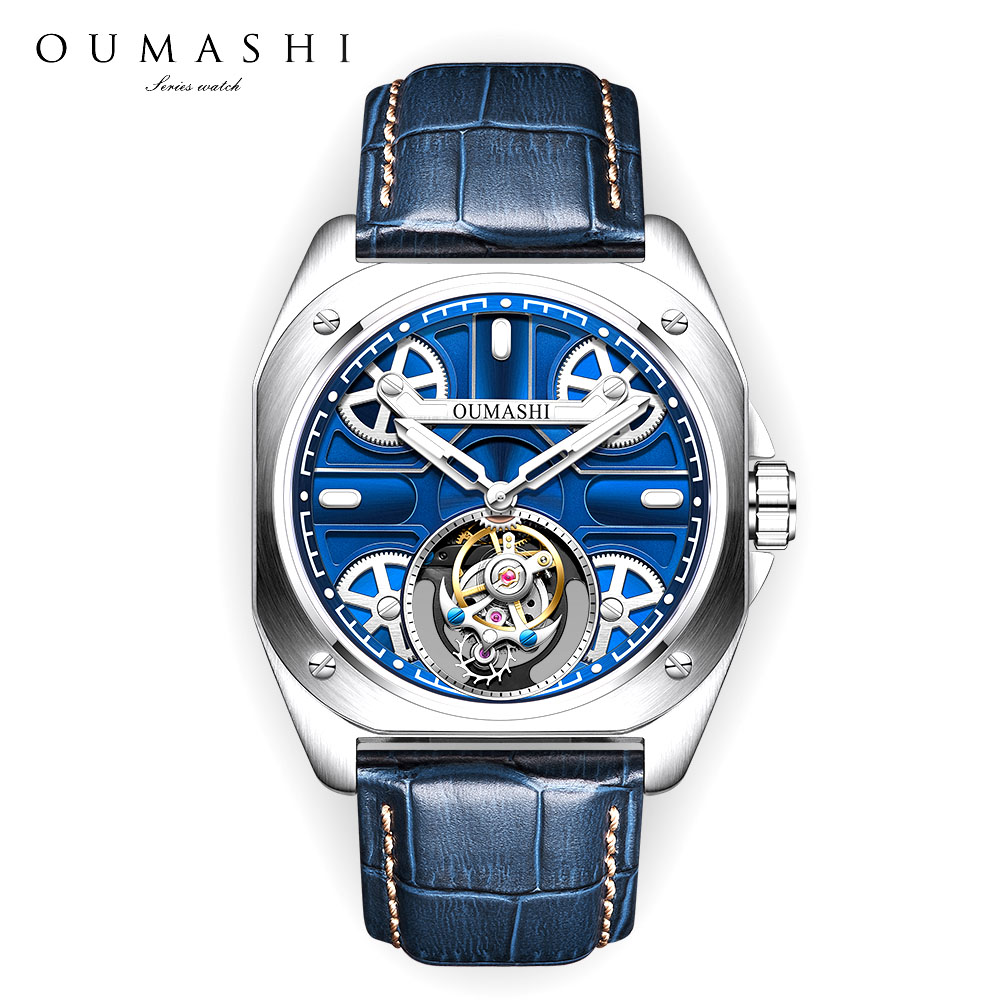 Luxury Watch Leather - 41mm 명품 남성용 시계 투르비옹 스테인리스