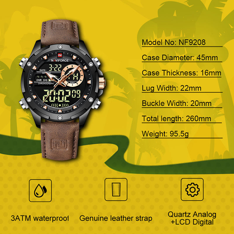 Luxury Watch Low Price - 새로운 NAVIFORCE 남성용 시계 쿼츠 크로노그래프