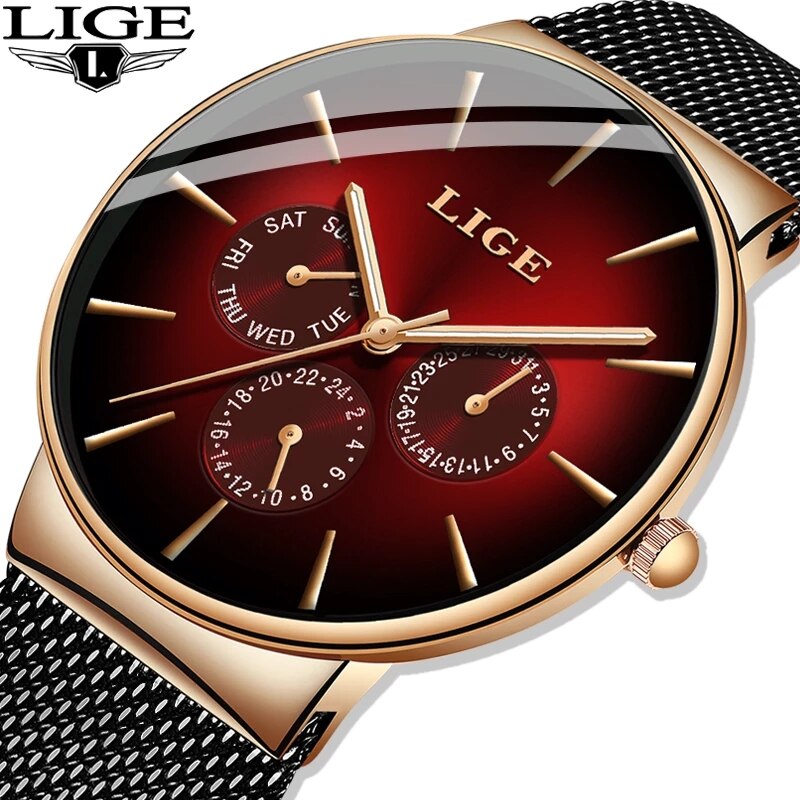Luxury Watch Top 10 - 새로운 LIGE 패션 Mens 시계 최고