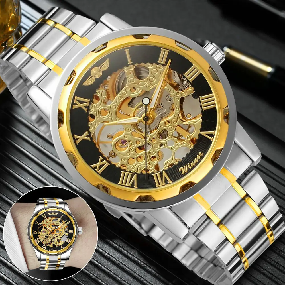 Luxury Watch Nice - 남자 스테인레스 스틸 스트랩 로마 숫자