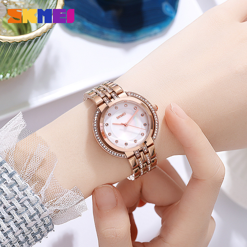 Luxury Watch & Jewellery - 여성용 팔찌 쿼츠 시계 고급 라인스톤