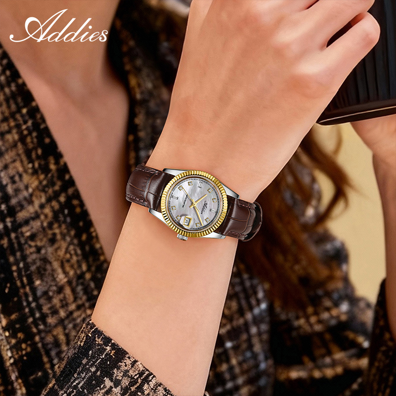 Addies 585 쿼츠 여성용 시계 28mm 고품질  - Luxury Watch & Jewellery 리뷰 및 가격