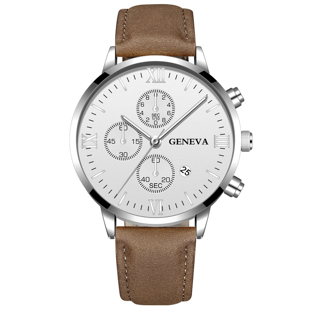 제네바 패션 남자 날짜 합금 케이스 합성 가죽 아날로그 - Luxury Watch Top 10 리뷰 및 가격