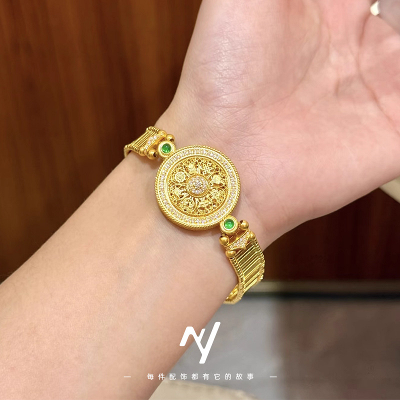 2026 샌드 골드 회전식 팔괘 나침반 팔찌 시계 체인 - Luxury Watch Nice 리뷰 및 가격