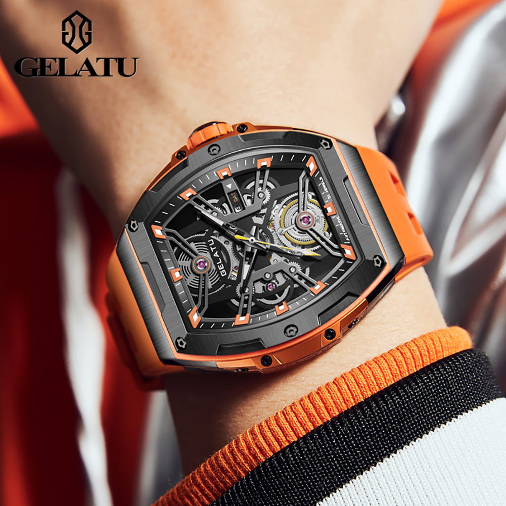 젤라투 남성용 시계 트렌드 패션 속이 비치는 셀프 와인 - Luxury Watch Leather 리뷰 및 가격