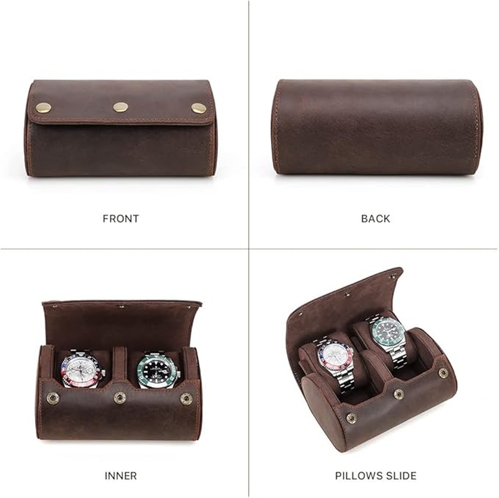 럭셔리 시계 여행 케이스 수제 가죽 시계 롤, 백팩 실 - Luxury Watch Case Travel 리뷰 및 가격
