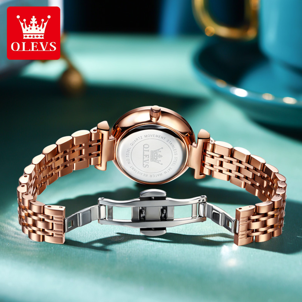 OLEVS 5536 브랜드 아름다운 여성용 시계 프리즘 - Luxury Watch & Jewellery 리뷰 및 가격