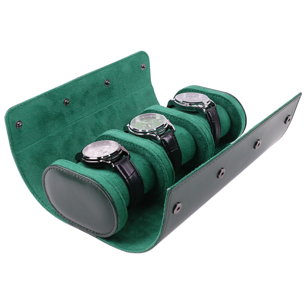 럭셔리 휴대용 3 슬롯 PU 가죽 시계 여행 롤 오거나 - Luxury Watch Case Travel 리뷰 및 가격