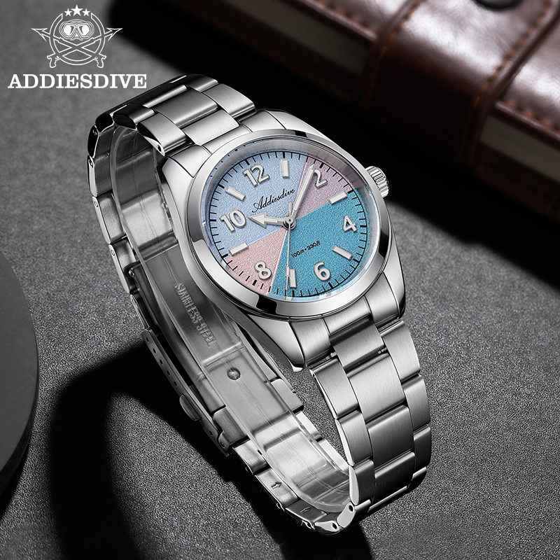 ADDIESDIVE 사파이어 글래스 시계 여성용 새로운 - Luxury Watch Case Travel 리뷰 및 가격