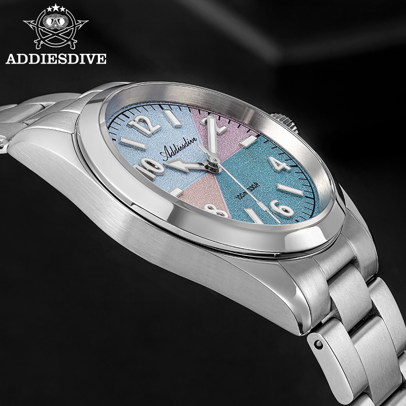 ADDIESDIVE 사파이어 글래스 시계 여성용 새로운 - Luxury Watch Case Travel 리뷰 및 가격
