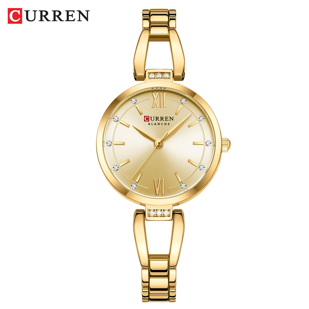CURREN 여성용 시계 Laides 방수 스테인레스  - Luxury Watch Apple 리뷰 및 가격