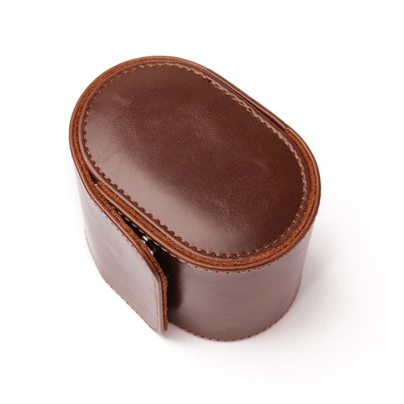럭셔리 브라운 컬러 휴대용 기계식 시계 상자 귀중한 손 - Luxury Watch Case Travel 리뷰 및 가격