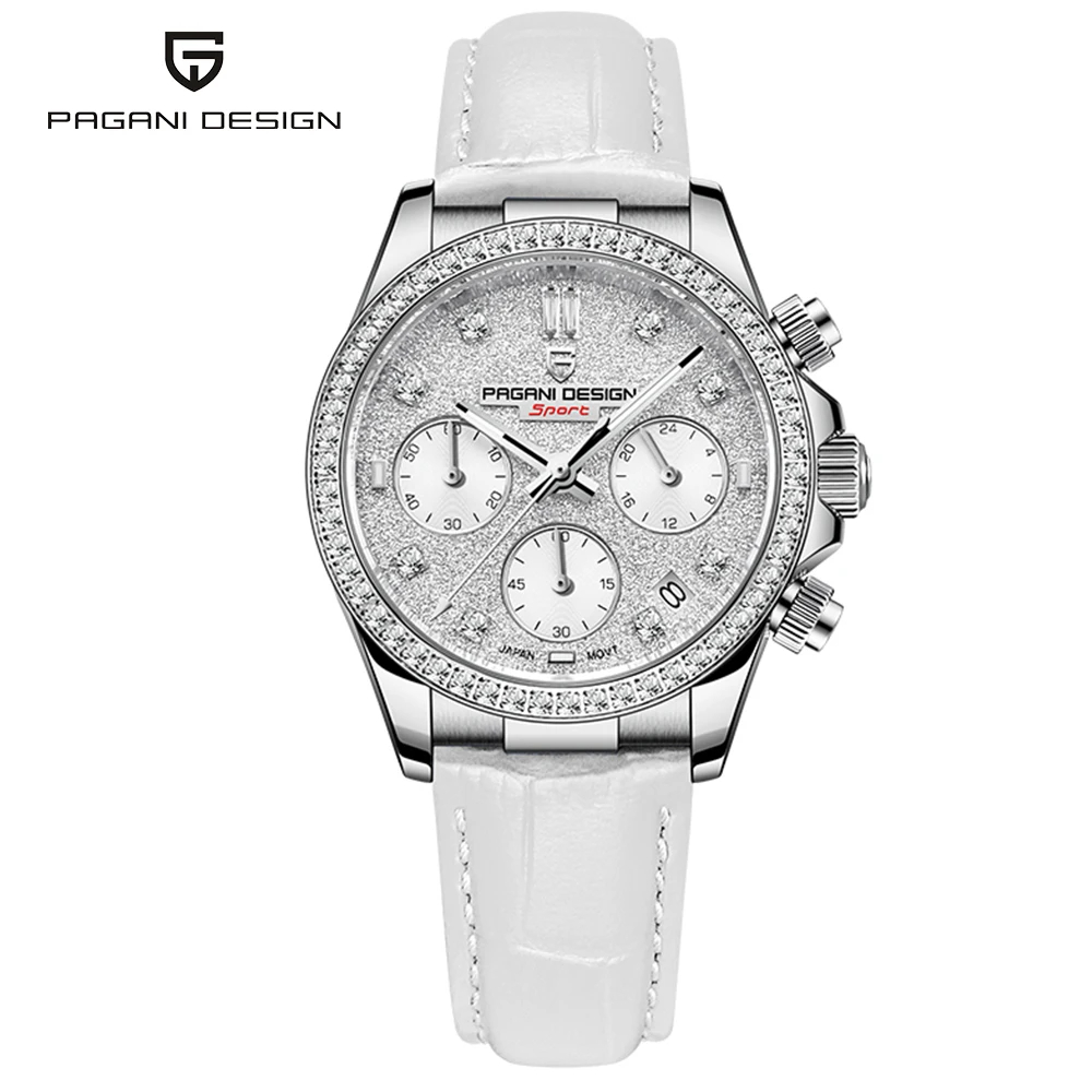 PAGANI DESIGN 패션 다기능 숙녀 석영 시계  - Luxury Watch Nice 리뷰 및 가격