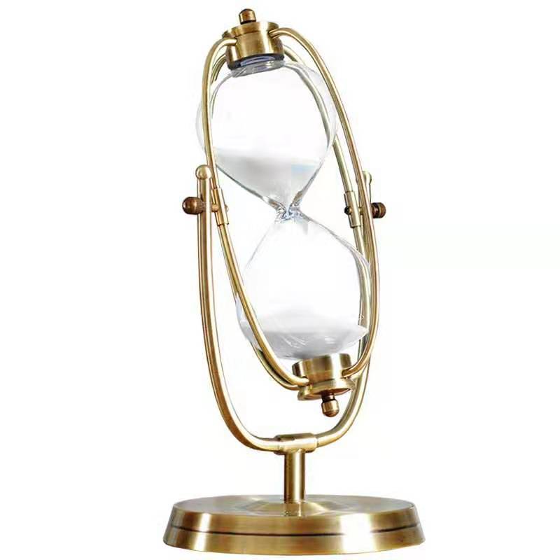 유리 모래 시계 장식 황금 코덱스 회전 모래 시계 타이 - Table Watch Luxury 리뷰 및 가격