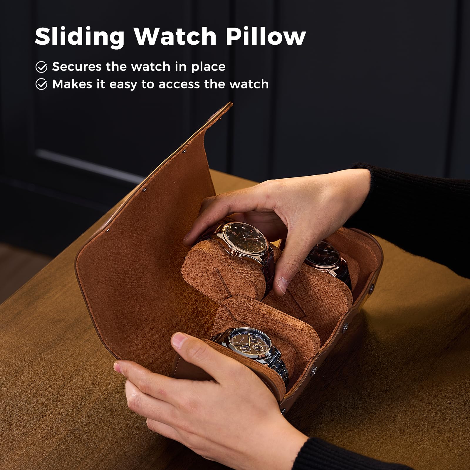 고급 PU 가죽 시계 케이스, 시계 롤 여행용 케이스, - Luxury Watch Case Travel 리뷰 및 가격