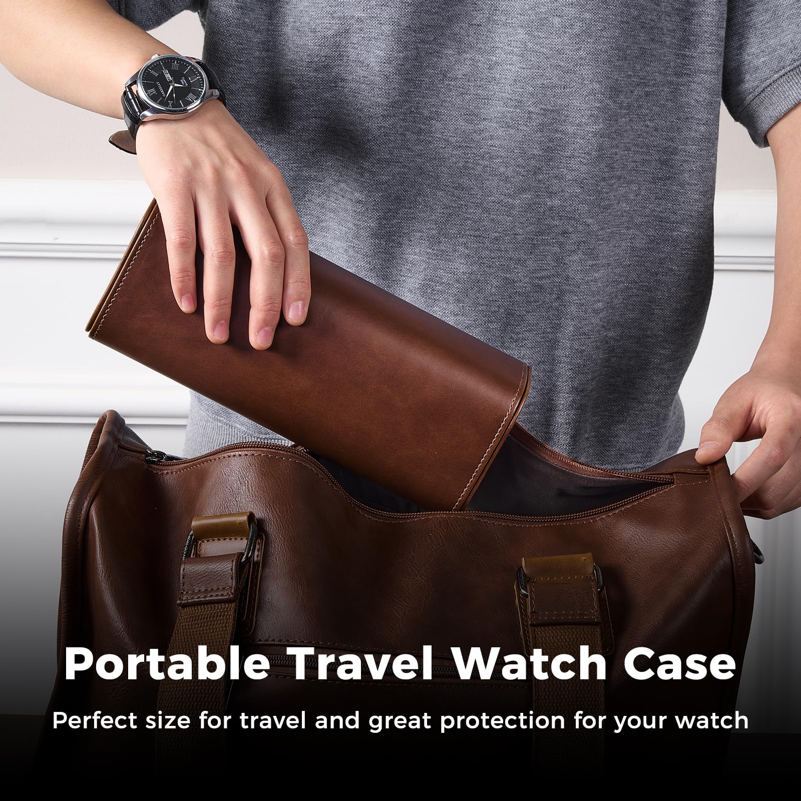 고급 PU 가죽 시계 케이스, 시계 롤 여행용 케이스, - Luxury Watch Case Travel 리뷰 및 가격
