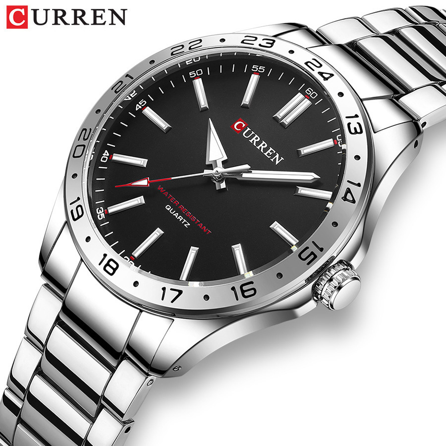 CURREN 8452 실버 화이트 선물용 쿼츠 비즈니스 - Luxury Watch Audemars Piguet 리뷰 및 가격