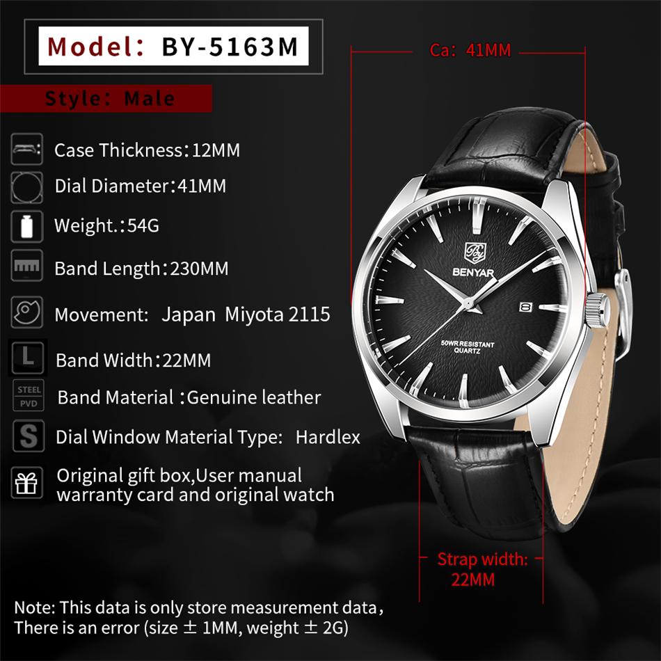 베냐르 5163 최고급 명품 밀리터리 손목시계 가죽 쿼 - Luxury Watch Audemars Piguet 리뷰 및 가격