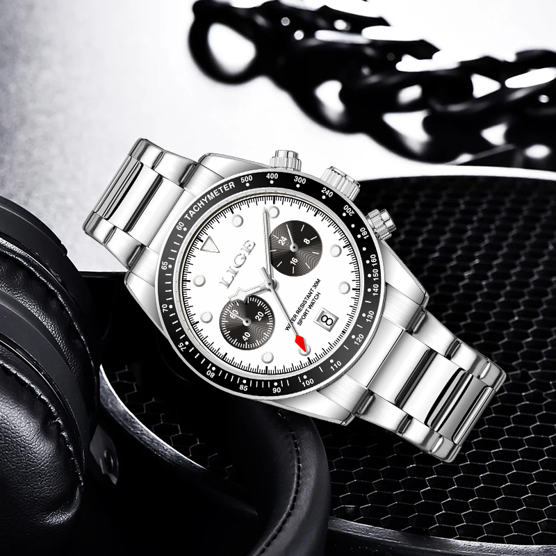 LIGE 브랜드 패션 남성 시계 고급 캐주얼 스포츠 야 - Luxury Watch Low Price 리뷰 및 가격