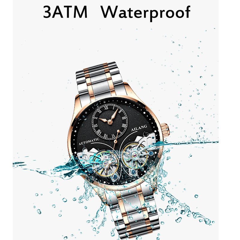 AILANG 남성용 브랜드의 새로운 패션 더블 뚜르 비 - Luxury Watch Low Price 리뷰 및 가격
