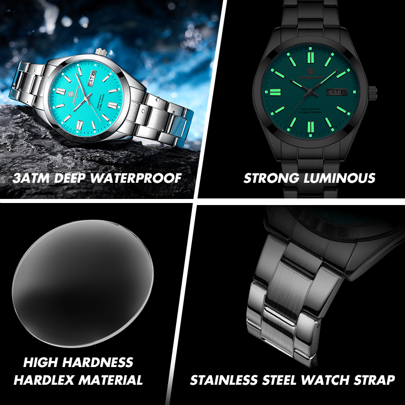 PAAZOMU 럭셔리 남성용 시계 패션 스테인레스 스틸 - Luxury Watch Nice 리뷰 및 가격
