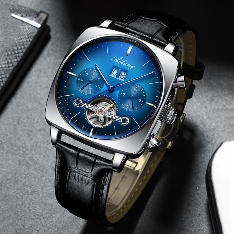 AILANG 유명 브랜드 신제품 사각형 대형 다이얼 기 - Luxury Watch Low Price 리뷰 및 가격