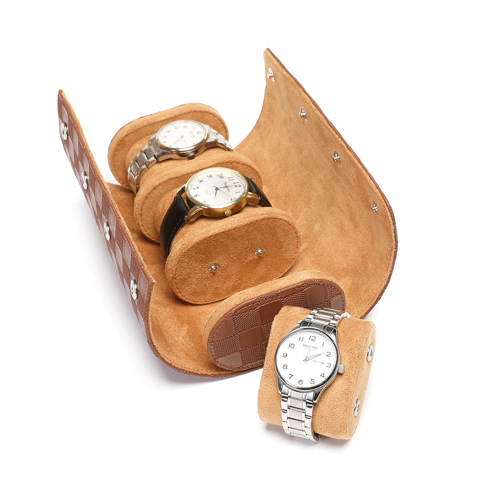 정품 가죽 시계 롤 케이스 1/2/3 슬롯 고급 시계  - Luxury Watch Case Travel 리뷰 및 가격