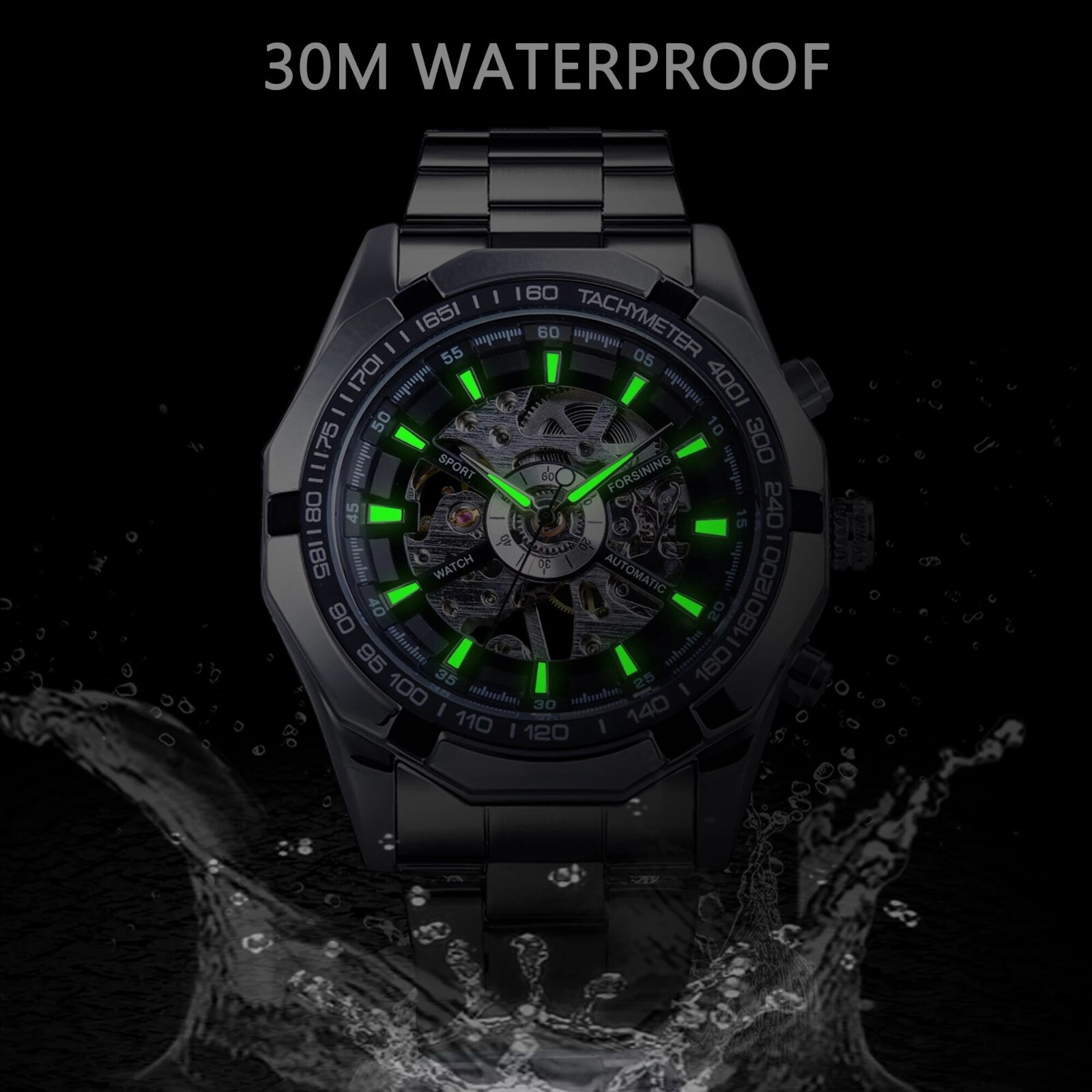 FORSINING 브랜드 자동 자체 바람 해골 기계식  - Luxury Watch Nice 리뷰 및 가격