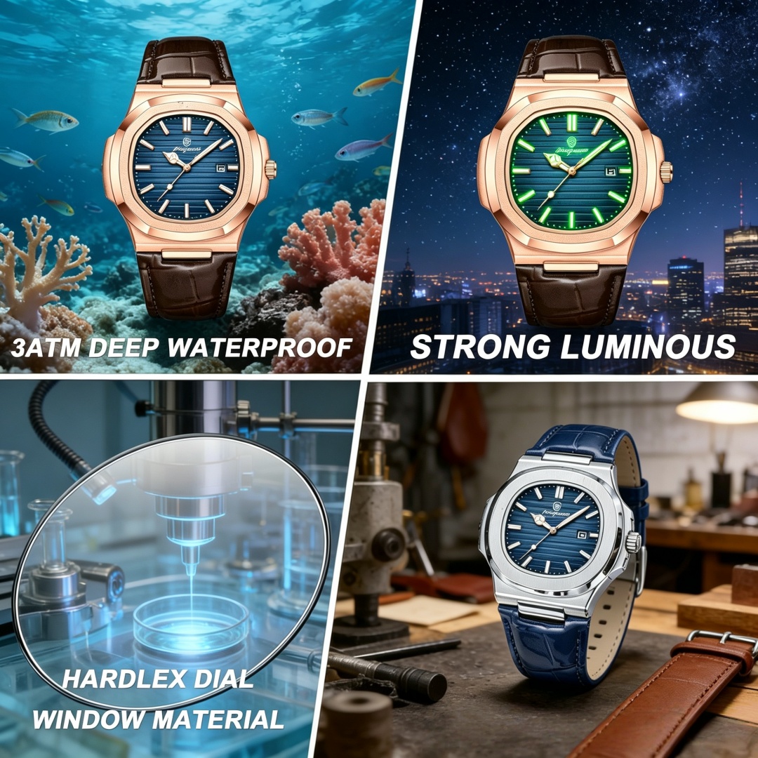 PAAZOMU 최고급 럭셔리 스퀘어 남성용 시계 고품질 - Luxury Watch Nice 리뷰 및 가격