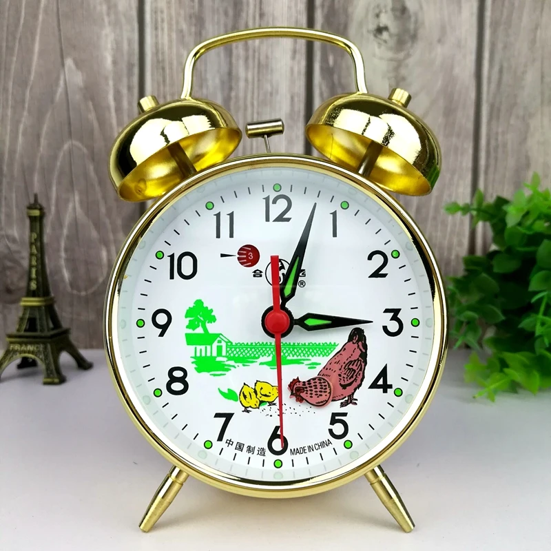 금속 기계식 알람 시계, 빈티지 침대 옆 탁상 시계,  - Table Watch Luxury 리뷰 및 가격