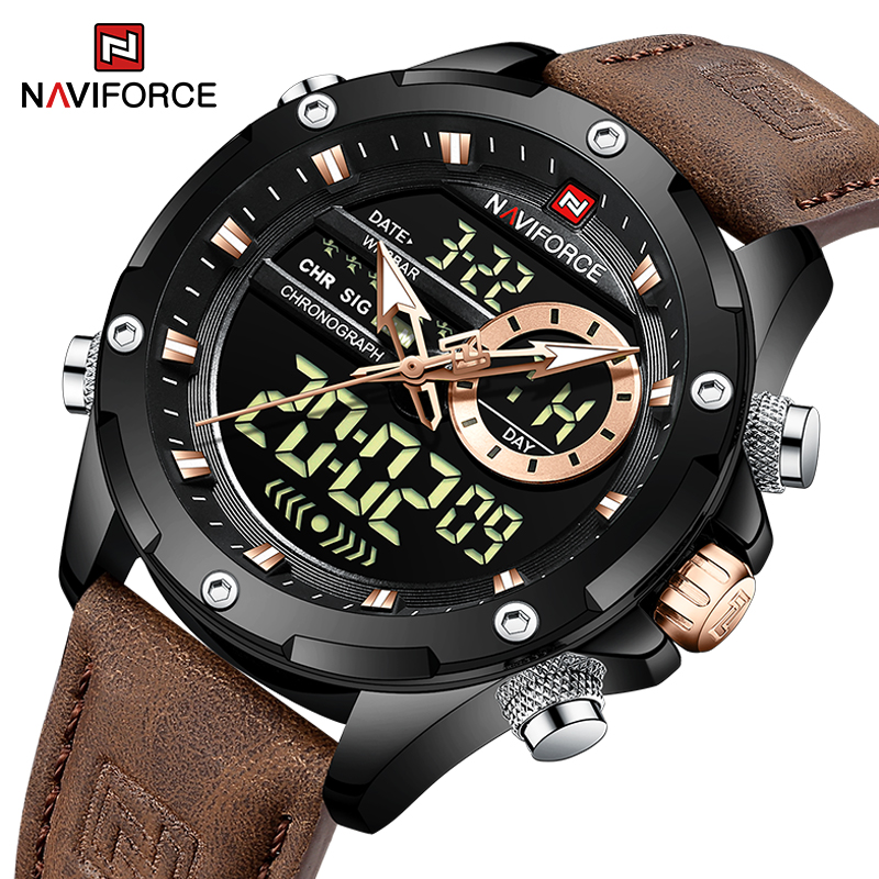 새로운 NAVIFORCE 남성용 시계 쿼츠 크로노그래프 - Luxury Watch Low Price 리뷰 및 가격