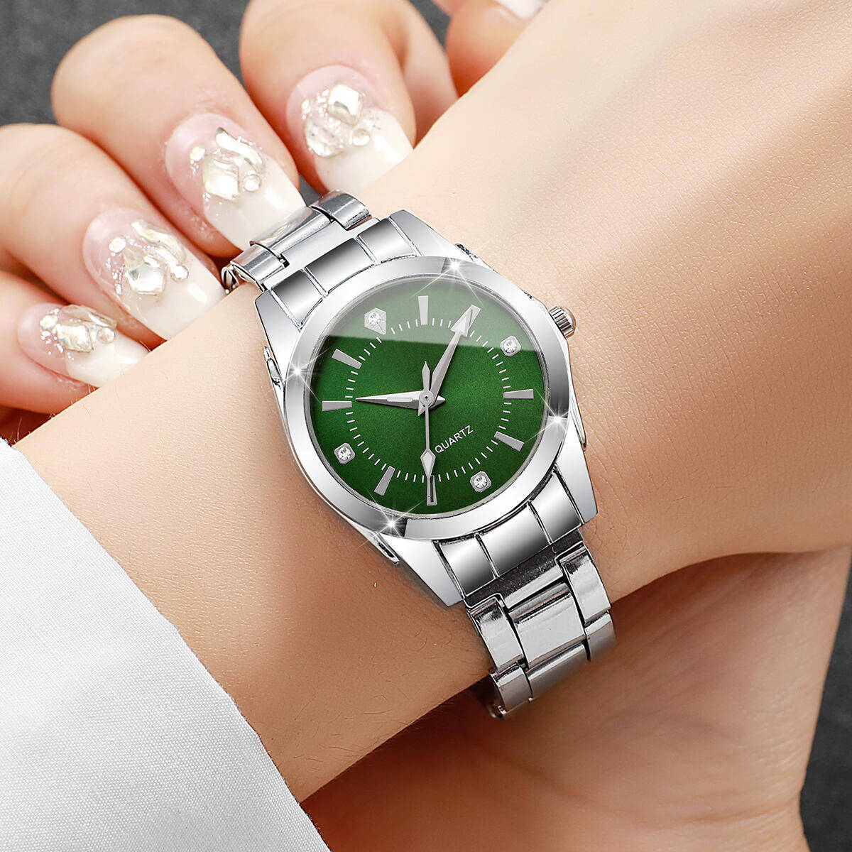 럭셔리 라인스톤 여성 시계 캐주얼 쿼츠 손목 시계 여성 - Luxury Watch Case Travel 리뷰 및 가격