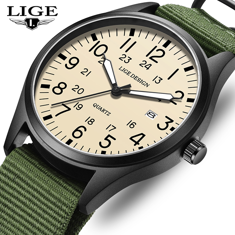 LIGE 2025 최신형 쿼츠 손목시계 남성용 아라비아 - Luxury Watch Leather 리뷰 및 가격