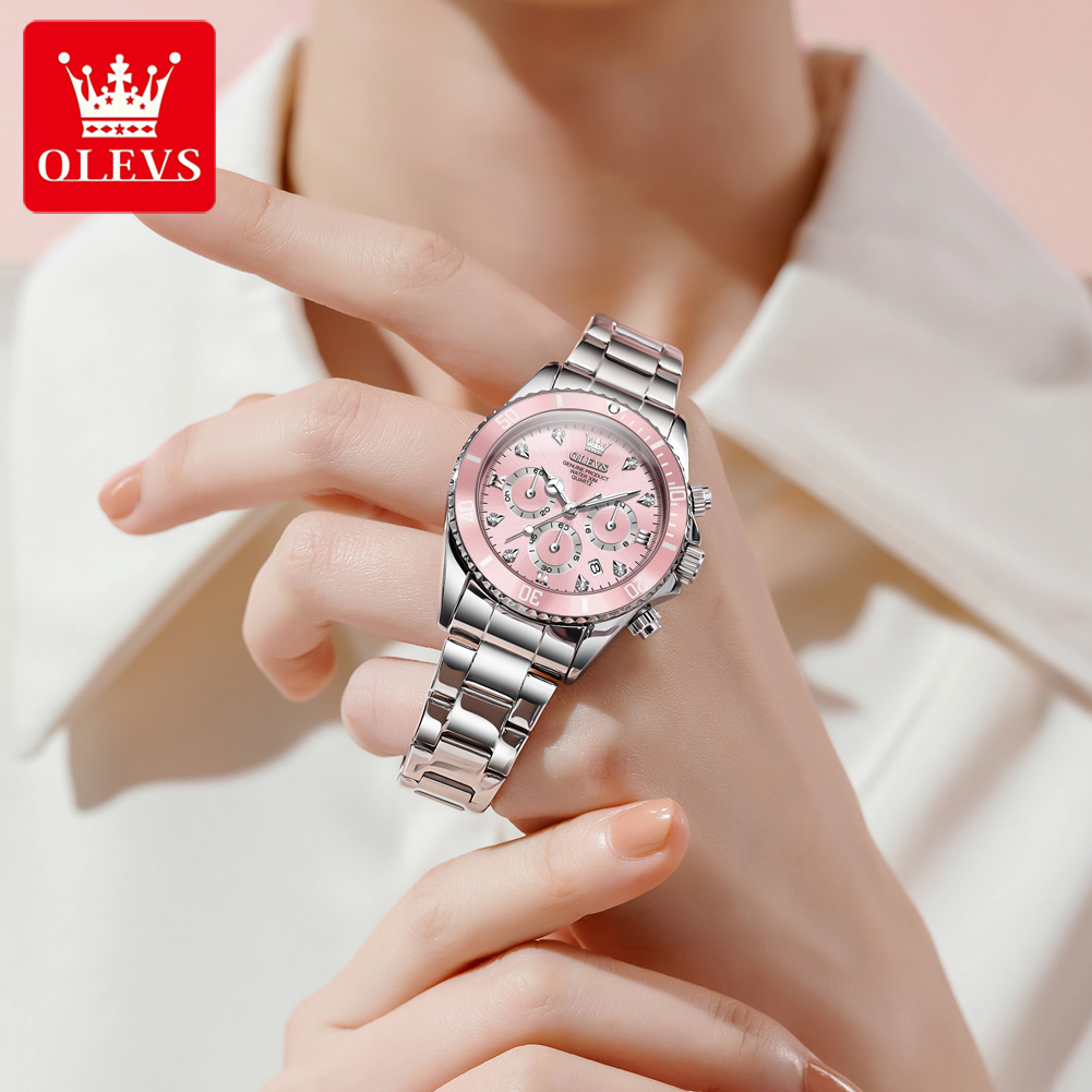 OLEVS 여성용 시계 5632 우아한 오리지널 쿼츠  - Luxury Watch & Jewellery 리뷰 및 가격