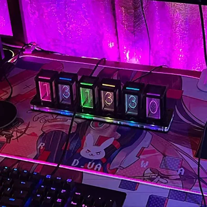 탁상 시계 DIY 키트 LED RGB 디지털 클래식 럭 - Table Watch Luxury 리뷰 및 가격