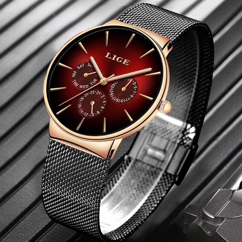 새로운 LIGE 패션 Mens 시계 최고 브랜드 럭셔리 - Luxury Watch Top 10 리뷰 및 가격