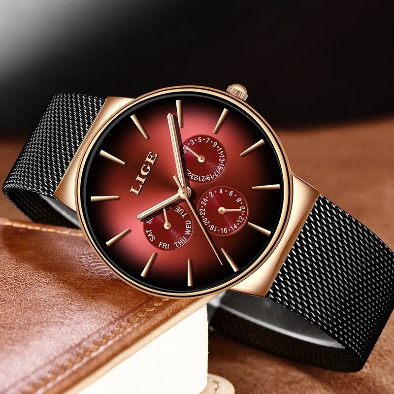 새로운 LIGE 패션 Mens 시계 최고 브랜드 럭셔리 - Luxury Watch Top 10 리뷰 및 가격