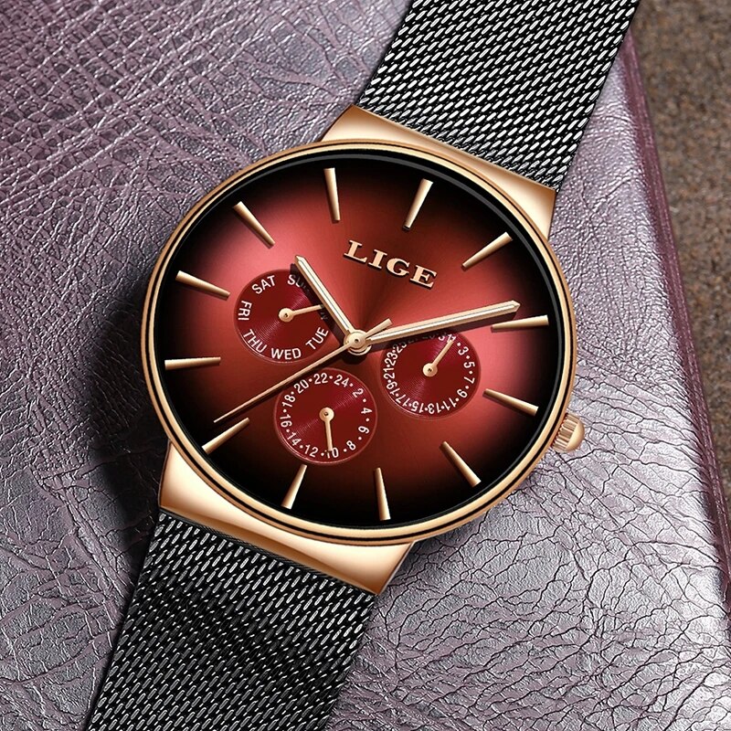 새로운 LIGE 패션 Mens 시계 최고 브랜드 럭셔리 - Luxury Watch Top 10 리뷰 및 가격