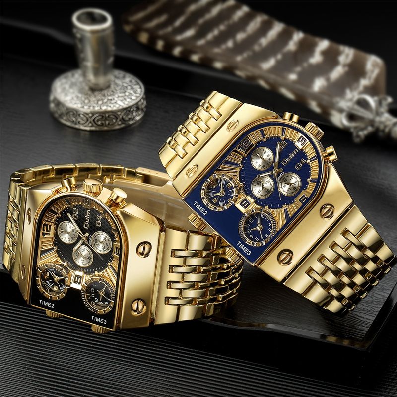 2024 새로운 Oulm 석영 시계 남자 군사 손목 시 - Luxury Watch Low Price 리뷰 및 가격