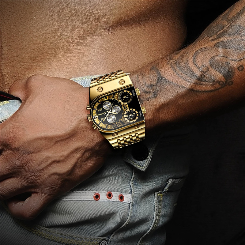 2024 새로운 Oulm 석영 시계 남자 군사 손목 시 - Luxury Watch Low Price 리뷰 및 가격