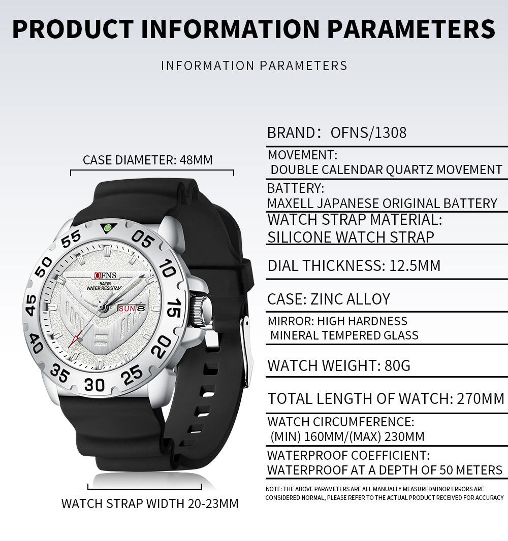 OFNS 새로운 도착 럭셔리 톱 브랜드 남자 쿼츠 시계 - Luxury Watch Low Price 리뷰 및 가격